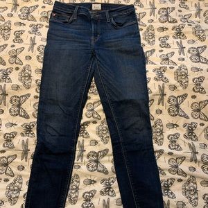 HUDSON Natalie Super Skinny Ankle Jeans - size 27/color Howling